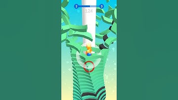 Stack Ball Gameplay | Level 2 Walkthrough | Best Casual Arcade Android / iOS Mobile Games #shorts