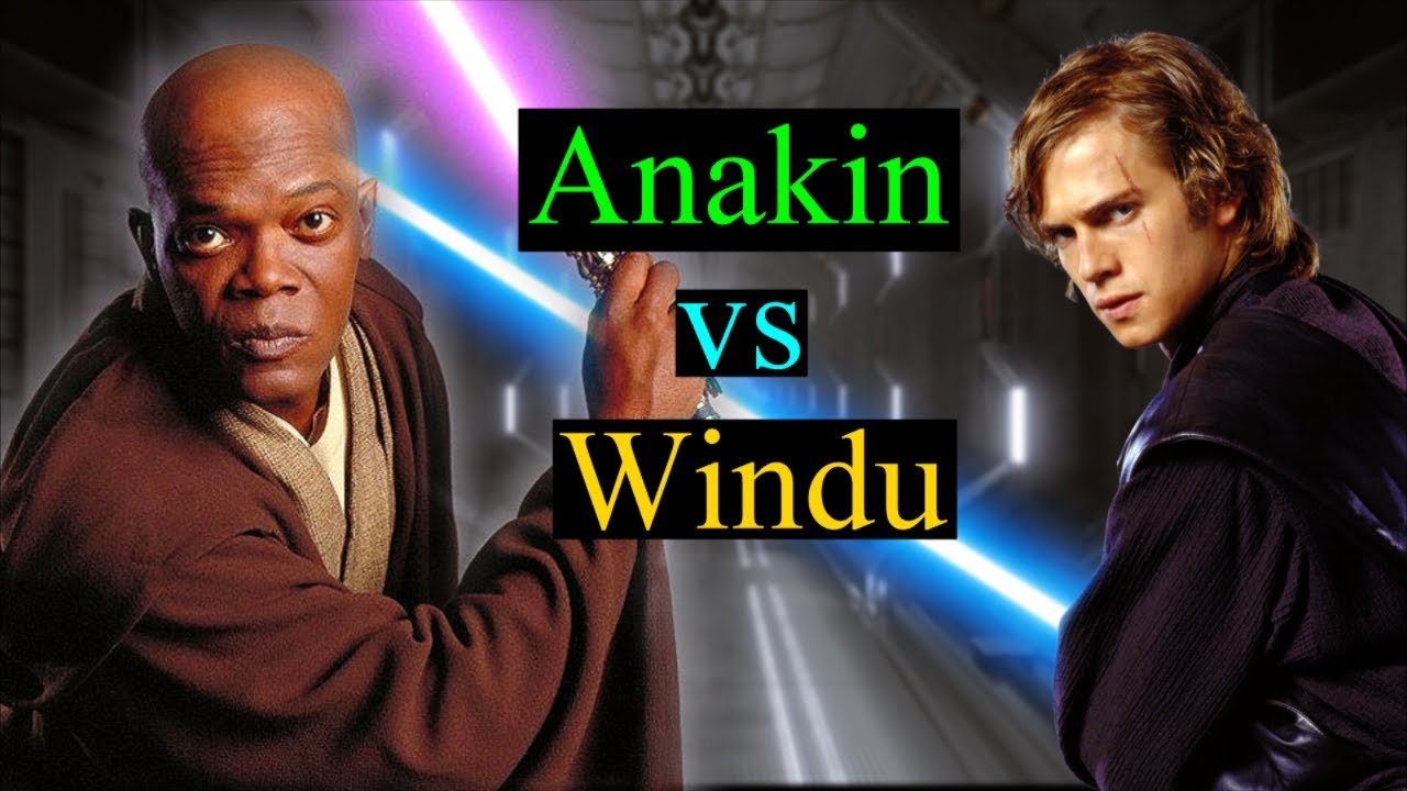 Anakin Skywalker vs Mace Windu Wer ist stärker?! (Deutsch) YouTube