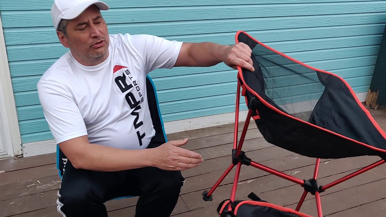 Zerllaug Folding Camping Chair Review! YouTube