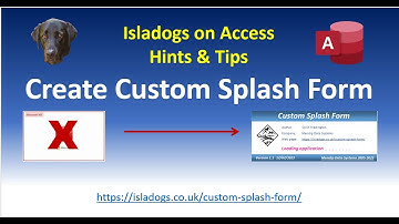 Create a Custom Splash Form in Access