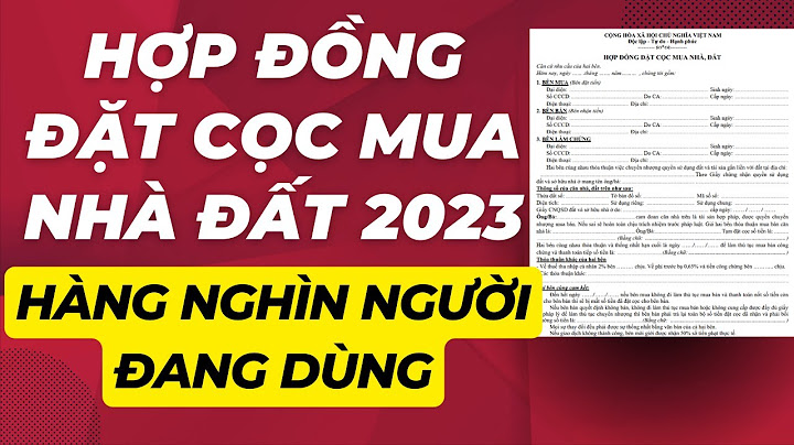 Đặt cọc mua đất bao nhiêu phần trăm năm 2024