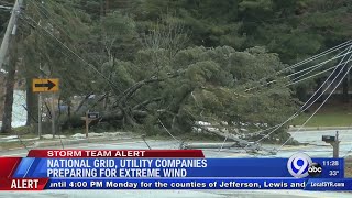 National Grid crews prepare for power outages