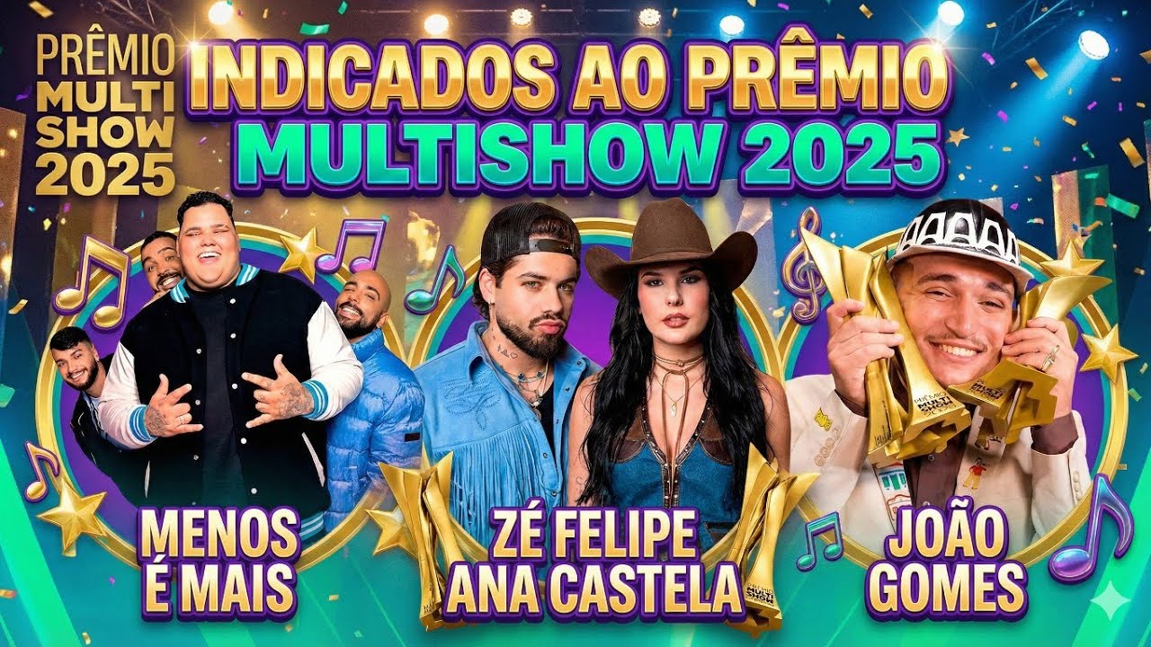 AS MELHORES MÚSICAS DE 2025 - INDICADOS AO PRÊMIO MULTISHOW - YouTube