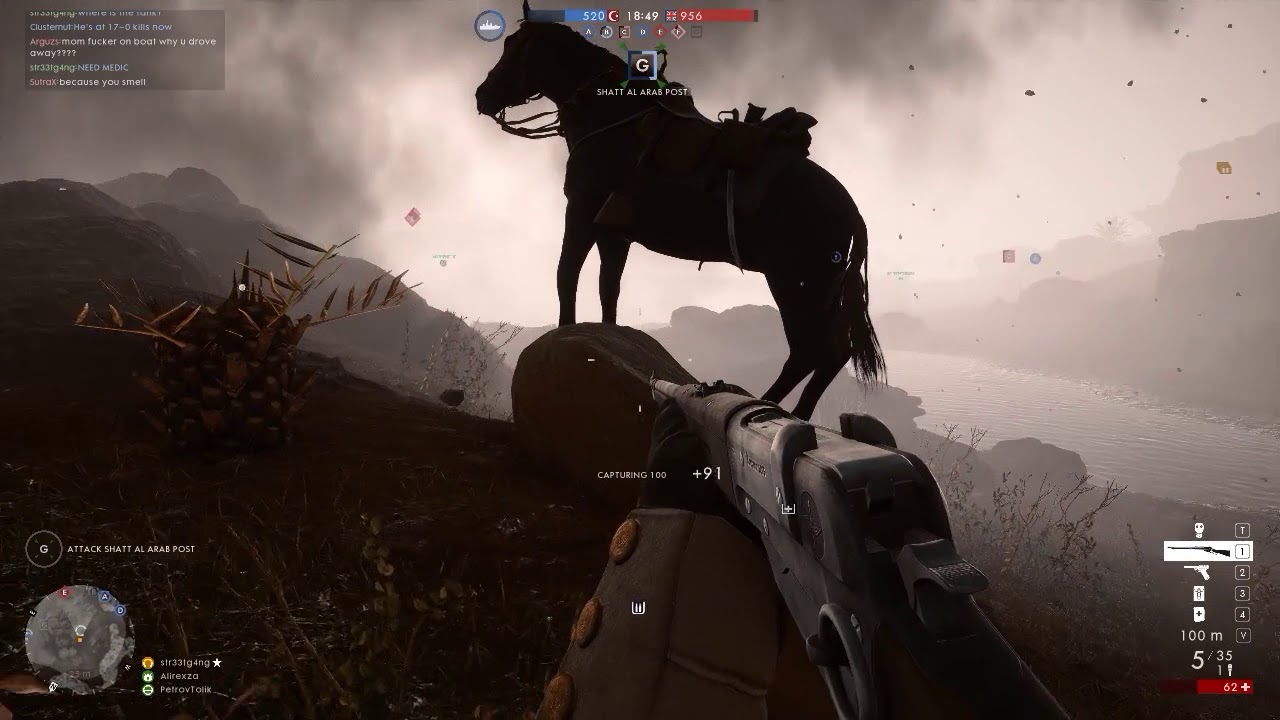 Battlefield 1 - Fao Fortress - Effective Cavallry - 20161215