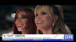 Making The Cut with Heidi Klum & Tim Gunn for New York Live