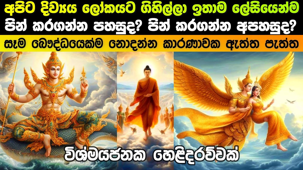 අපිට දිව්‍යය ලෝකයට ගිහින් පින් කරගන්න පහසුද? අපහසුද?