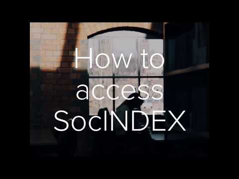 How to access SocINDEX eBooks