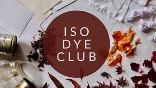 The Iso Dye Club - learn to eco-print on cotton and paper