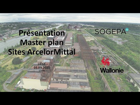 Présentation du Master plan de reconversion des friches d'ArcelorMittal à Liège - 03.09.2021