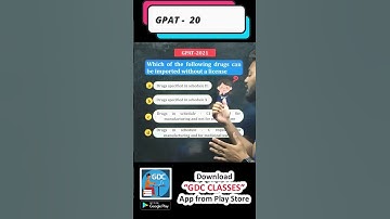 GPAT - 2021 |  #reels #shorts #shortvideoviral #important #gpat2023