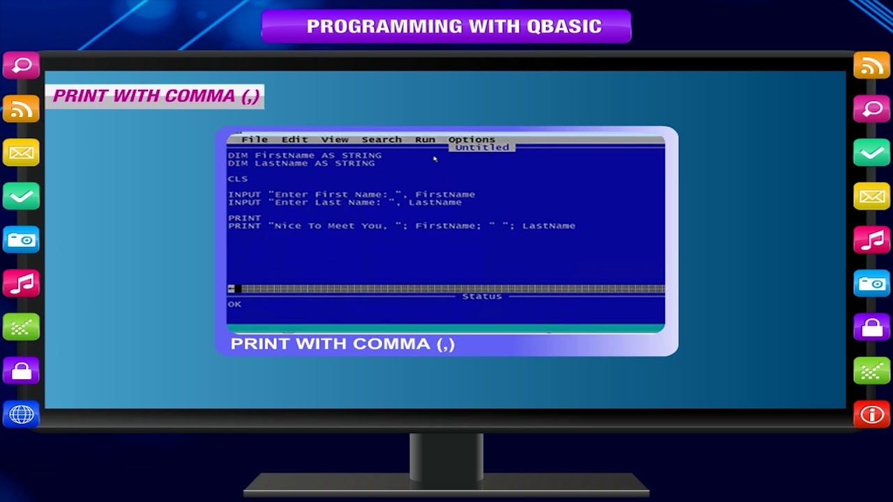 questions on qbasic programs for class 6