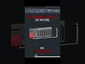 Mitsubishi iQ-R PLC 3D model #electricalengineering #plc #programmablelogiccontroller #3dmodeling