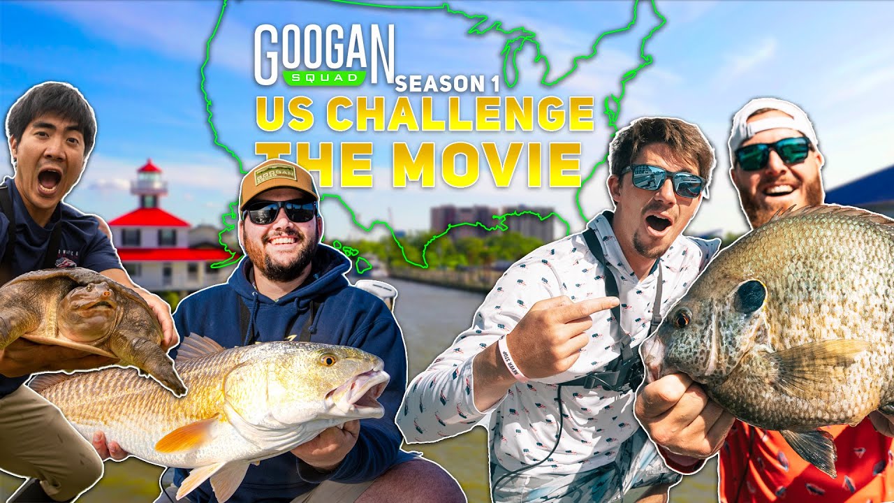 2v2 Cross Country US Fishing CHALLENGE THE MOVIE! ( Season 1 UNSEEN FOOTAGE  ) 