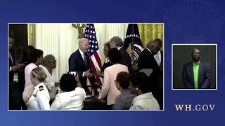 WATCH LIVE! President Biden Signs the Juneteenth National Independence Day Act Into Law