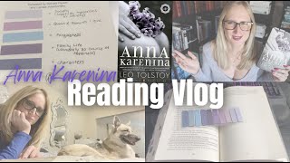 800 Pages of Drama and Chaos 🚂 Anna Karenina Reading Vlog