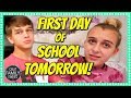 GETTING READY FOR THE FIRST DAY OF SCHOOL || NIGHT ROUTINE