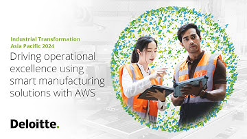 Driving operational excellence using smart manufacturing solutions with AWS
