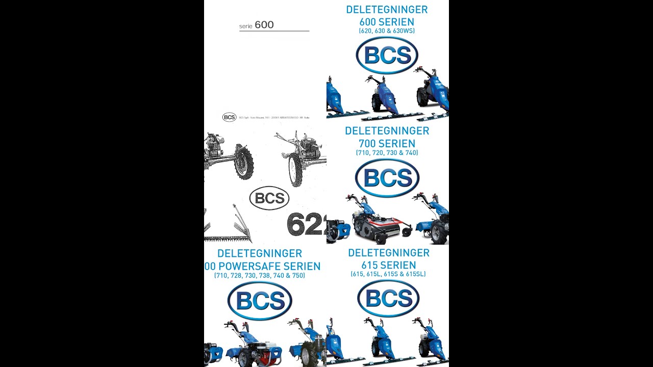 BCS Mowers - Parts Catalogs - YouTube