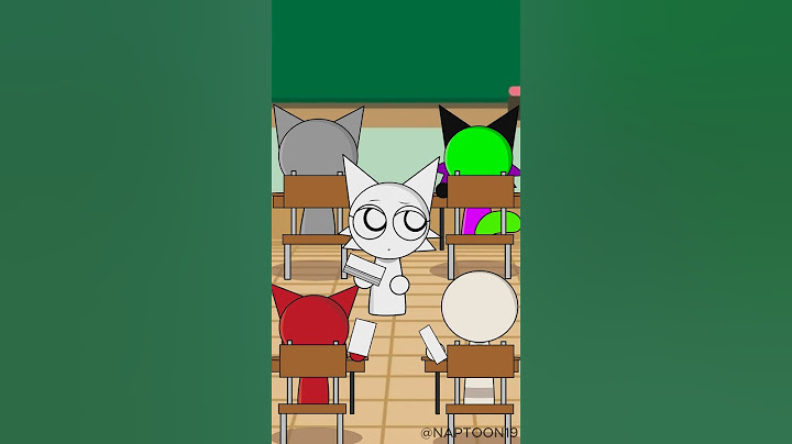 Sprunki Cheating in Exam Trick Animation #sprunki #shorts #animation