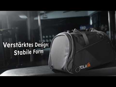 Tolaccea 47L Sport- und Reisetasche | 3-in-1 Gym Bag mit Schuhfach & Nassfach