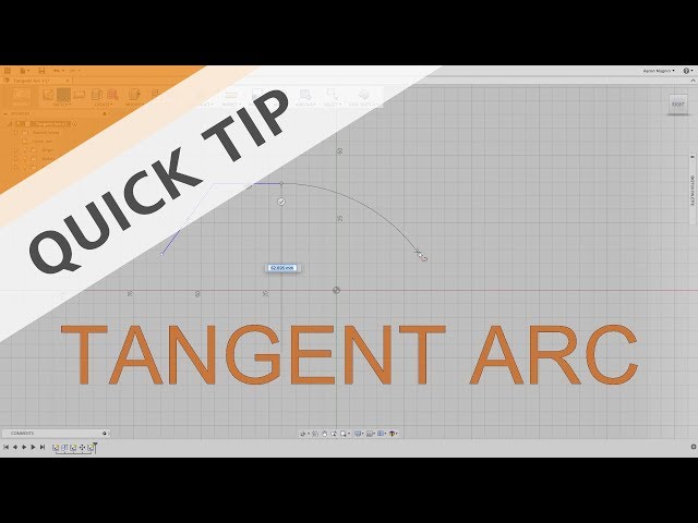 QUICK TIP: Tangent Arc Sketch Shortcut - YouTube