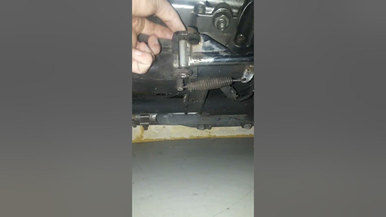 2005 sportster jiffy stand spring install the easy way YouTube