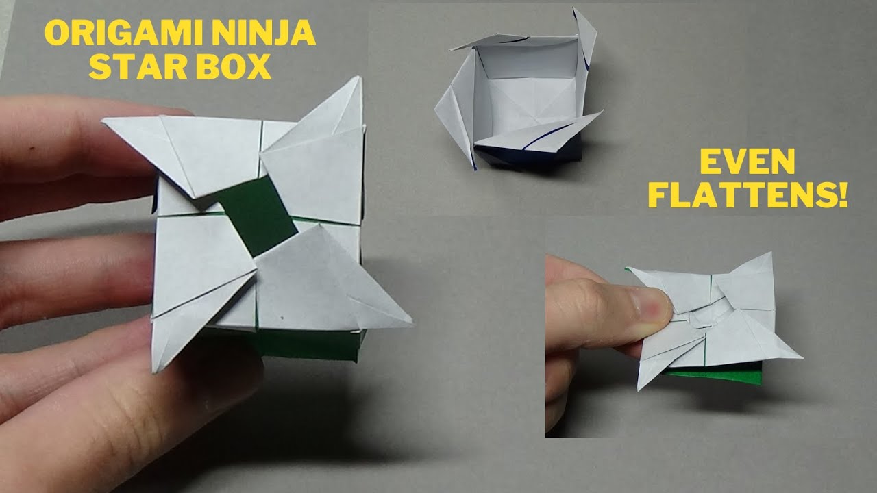 Pure Origami Origami Ninja Star Box - Pure Origami - YouTube