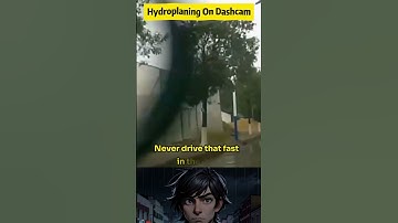 Crazy Hydroplaning On DashCam #shorts #dashcam #drivingfails
