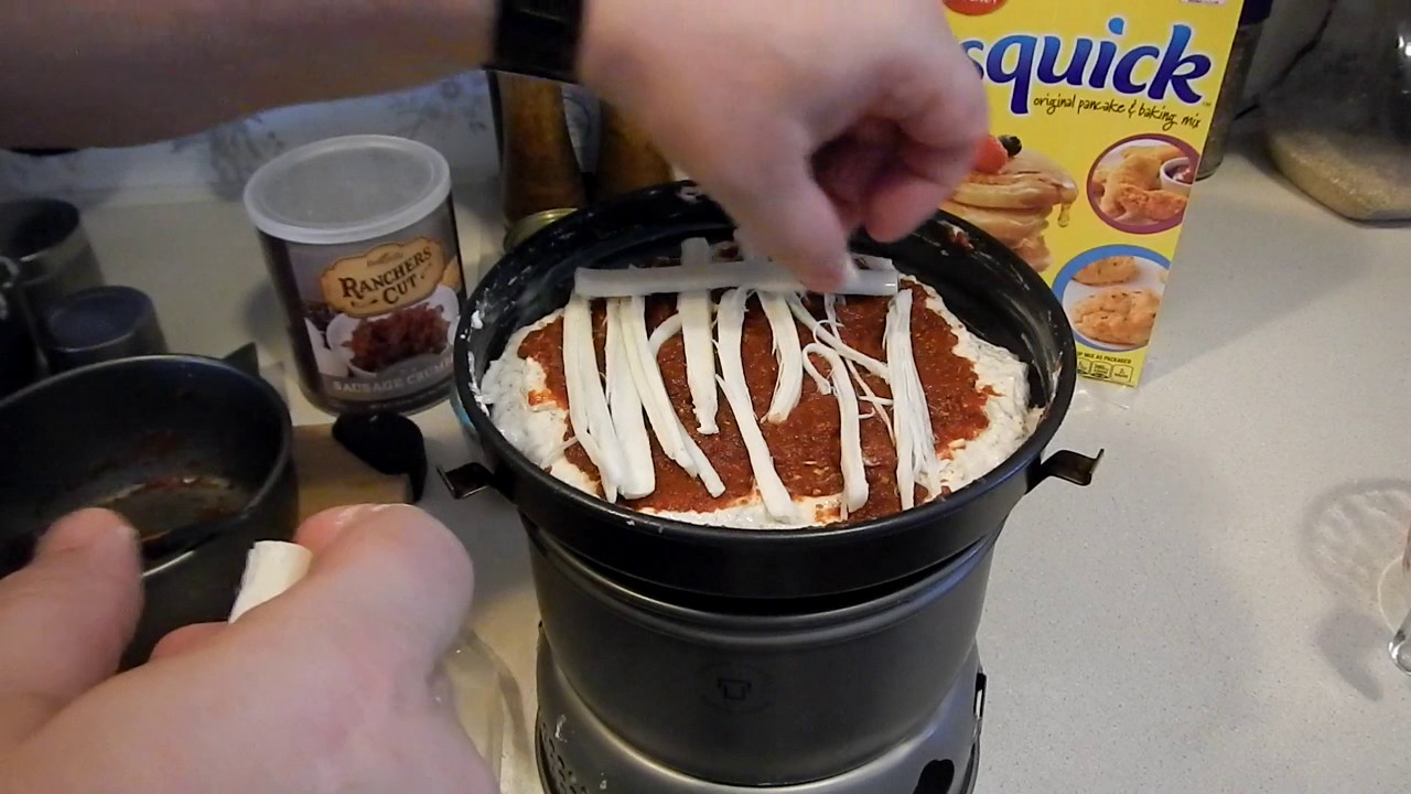 Trail Pizza! Cooking with the Trangia