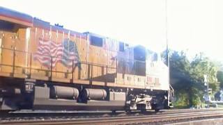 9 Engine Power Move with 2 CN's, 6 UP's & 1 BNSF