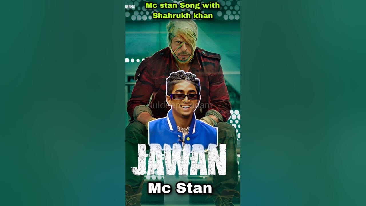 mc stan new song with Shahrukh Khan in jawan movie 😱 #shorts #mcstan 