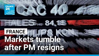 French markets tumble after PM Lecornu resigns • FRANCE 24 English