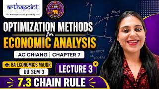 Full 2026 | Optimization Methods for Economic Analysis | Chapter 7 | AC Chiang | Sem 3 BA Economics Major News