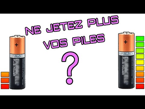 2 paquets de pile ronde moyenne rechargeable - Autres industries 