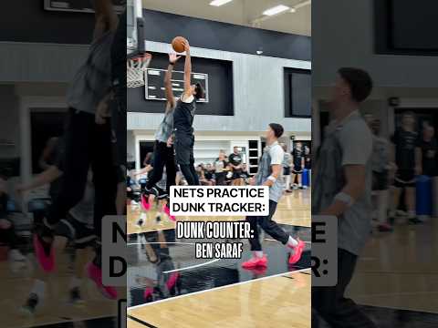 The rims were left SHAKING at Nets practice