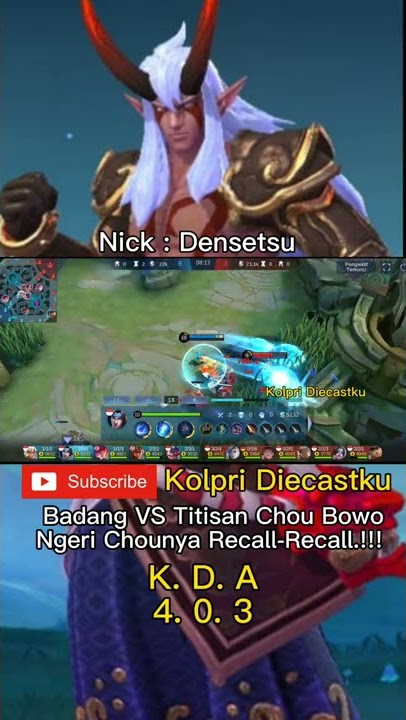 BADANGKU VS TITISAN CHOU BOWO RECALL RECALL #shorts #badang