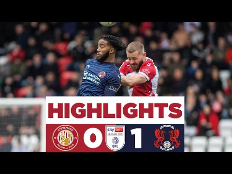 Stevenage Leyton Orient Goals And Highlights