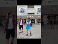 I danced "Hare Hare Yukai" in Akihabara 🐮🍒 and my friend did an otaku dance! ✨🥹