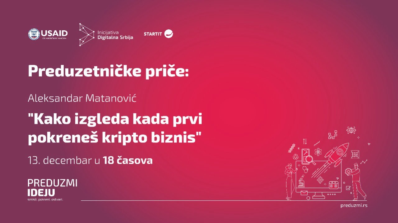 Preduzetničke priče — Aleksandar Matanović — kriptoberza ECD.rs