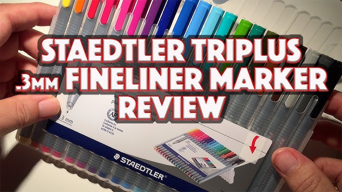 How to Color with Staedtler Fineliners: Squiggle Style Coloring