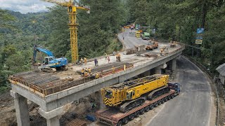 Download Lagu JALAN DI KOSONGKAN APARAT KEPOLISIAN‼️Pengawalan Super Ketat Truk Muatan Alat FLYOVER Sitinjau Lauik MP3