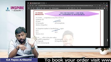 CMA Foundation Economics Part 5 | Market | Mini Marathon Dec 2025 |CA Tejas Arlikatti
