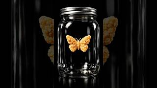 Rice Crispy Treats Butterfly in a Jar #shorts