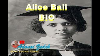 Alice Ball Bio African American Chemist Inventor Of The Ball Method