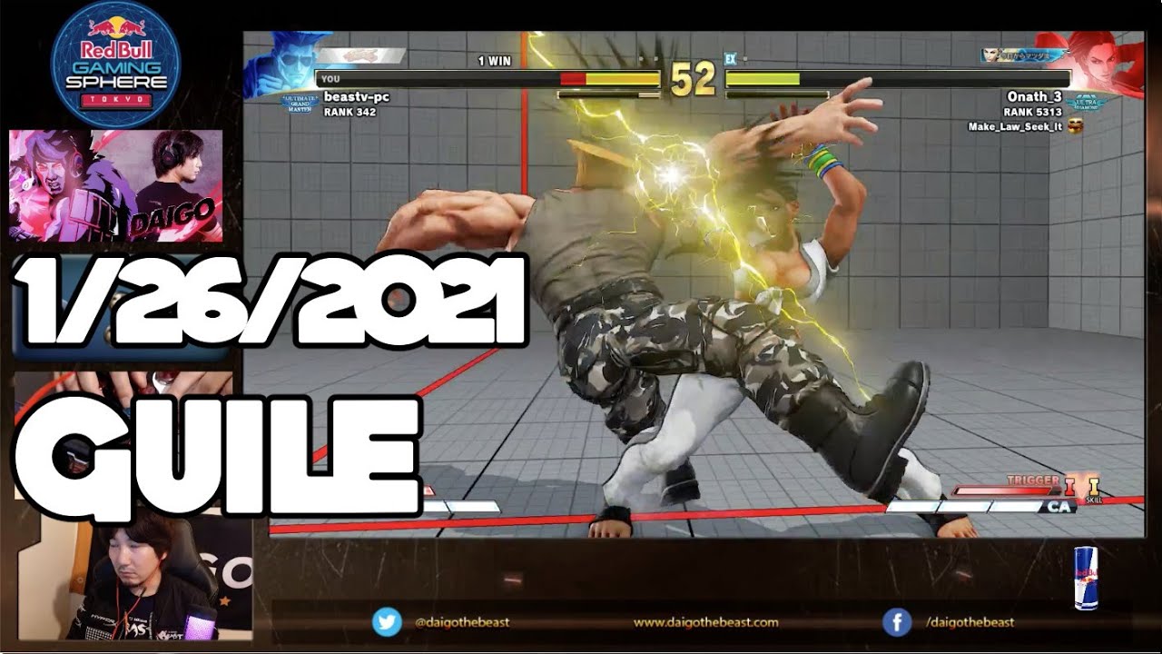 【BeasTV Highlight】 1/26/2021 Street Fighter V ガイル Guile