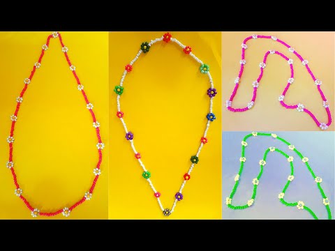 Miyuki bead necklace making | How to make a necklace?