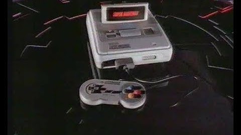 Super Nintendo ad 1992