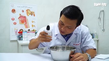Video Bác sĩ hướng dẫn cách rửa mũi dễ làm, hiệu quả