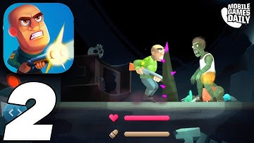 DON ZOMBIE Gameplay Walkthrough Part 2 -  Act 2 Days 9-16 (iOS Android)