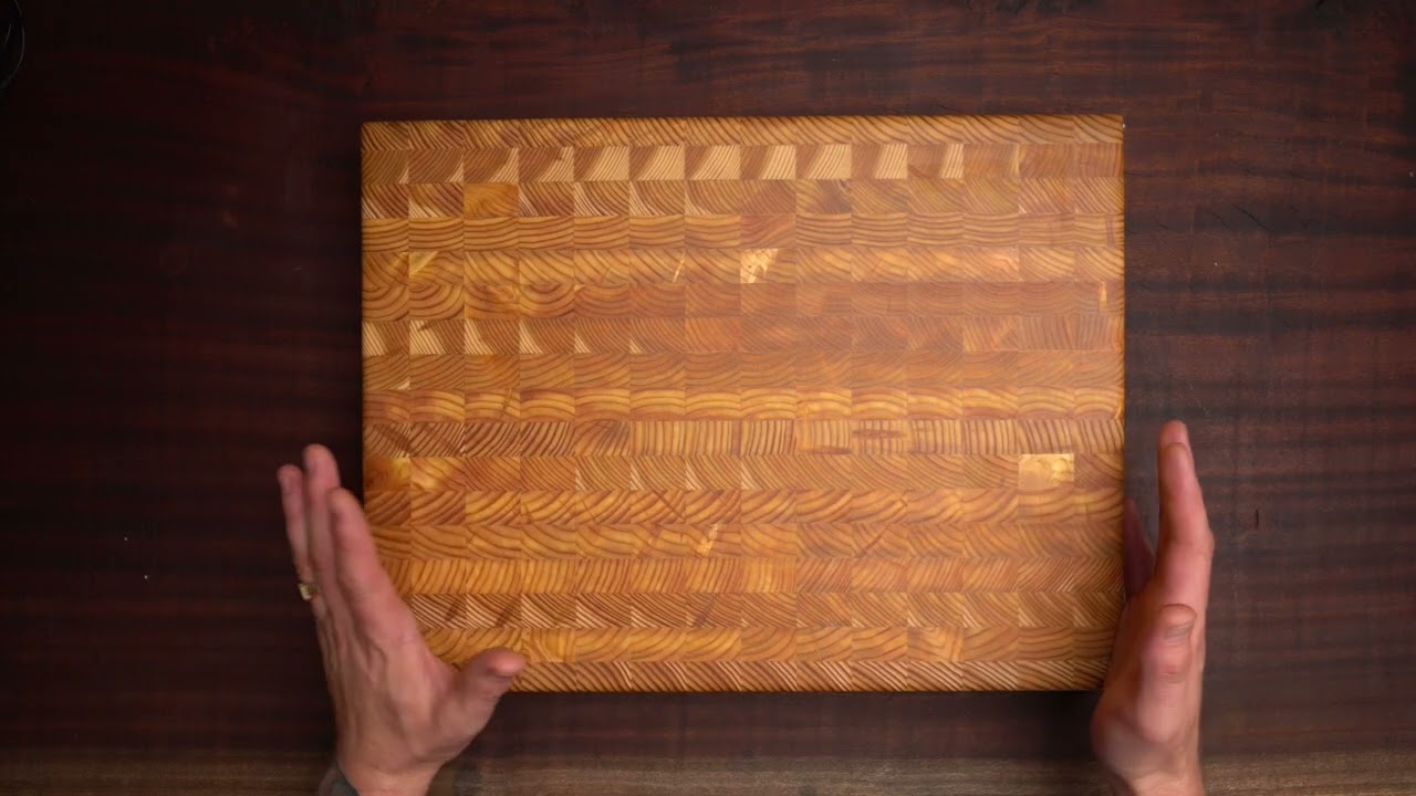 Magnetic End Grain Cutting Board, Woodworking